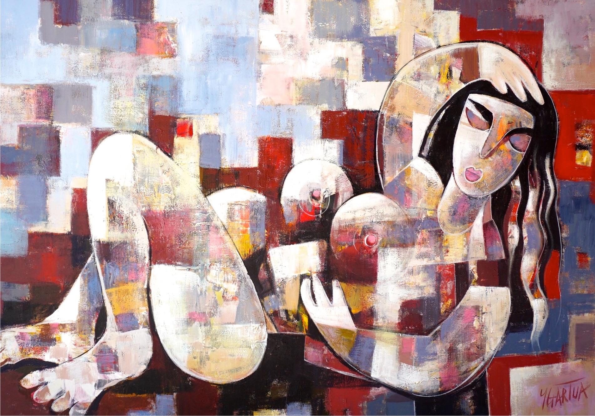 CAPTEUR D’AME - 152 x 3.5 cm by Paul Ygartua