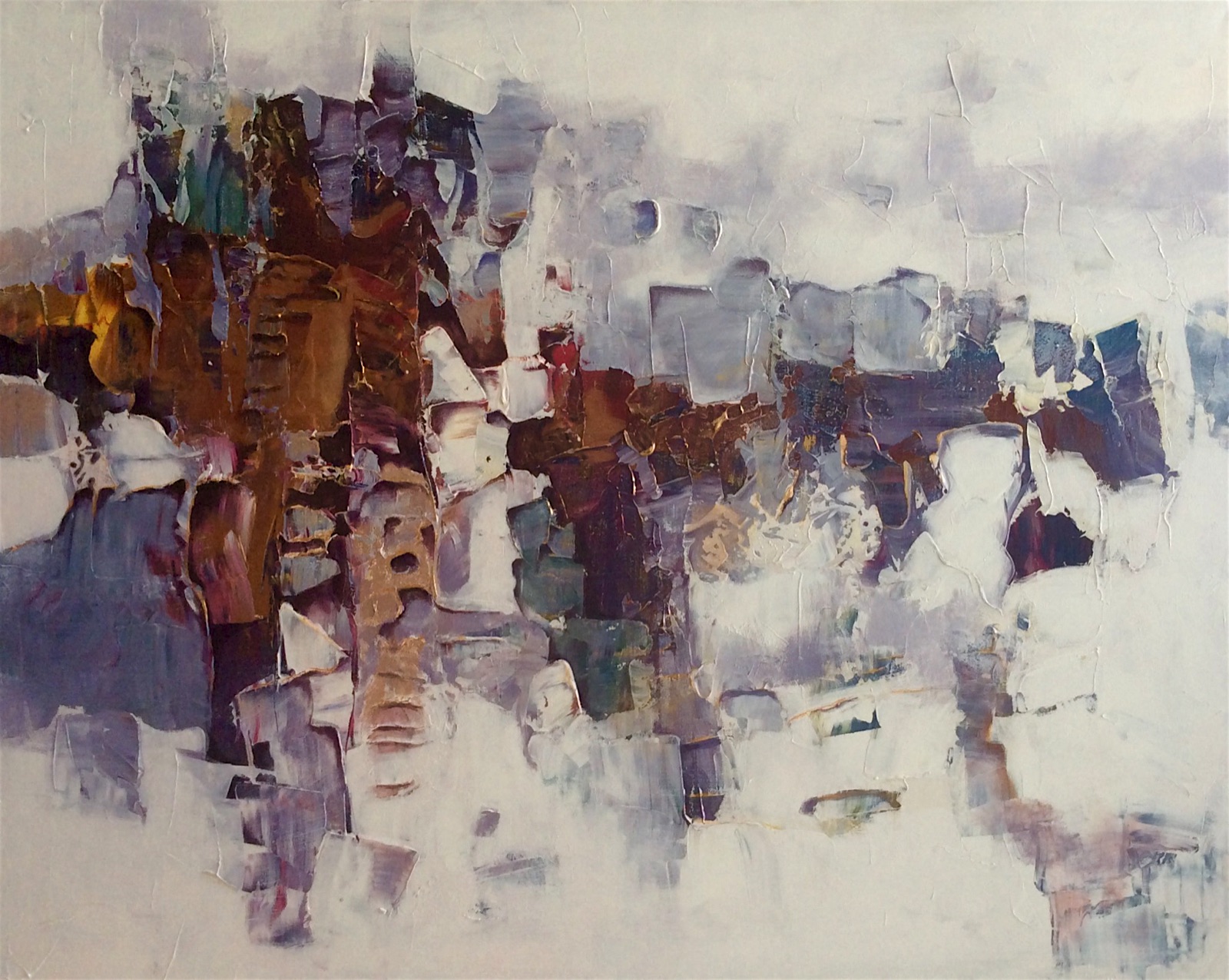 NEW WORLD - 152 x 121 cm by Paul Ygartua