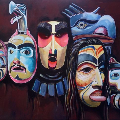 MASKS artwork by Paul Ygartua